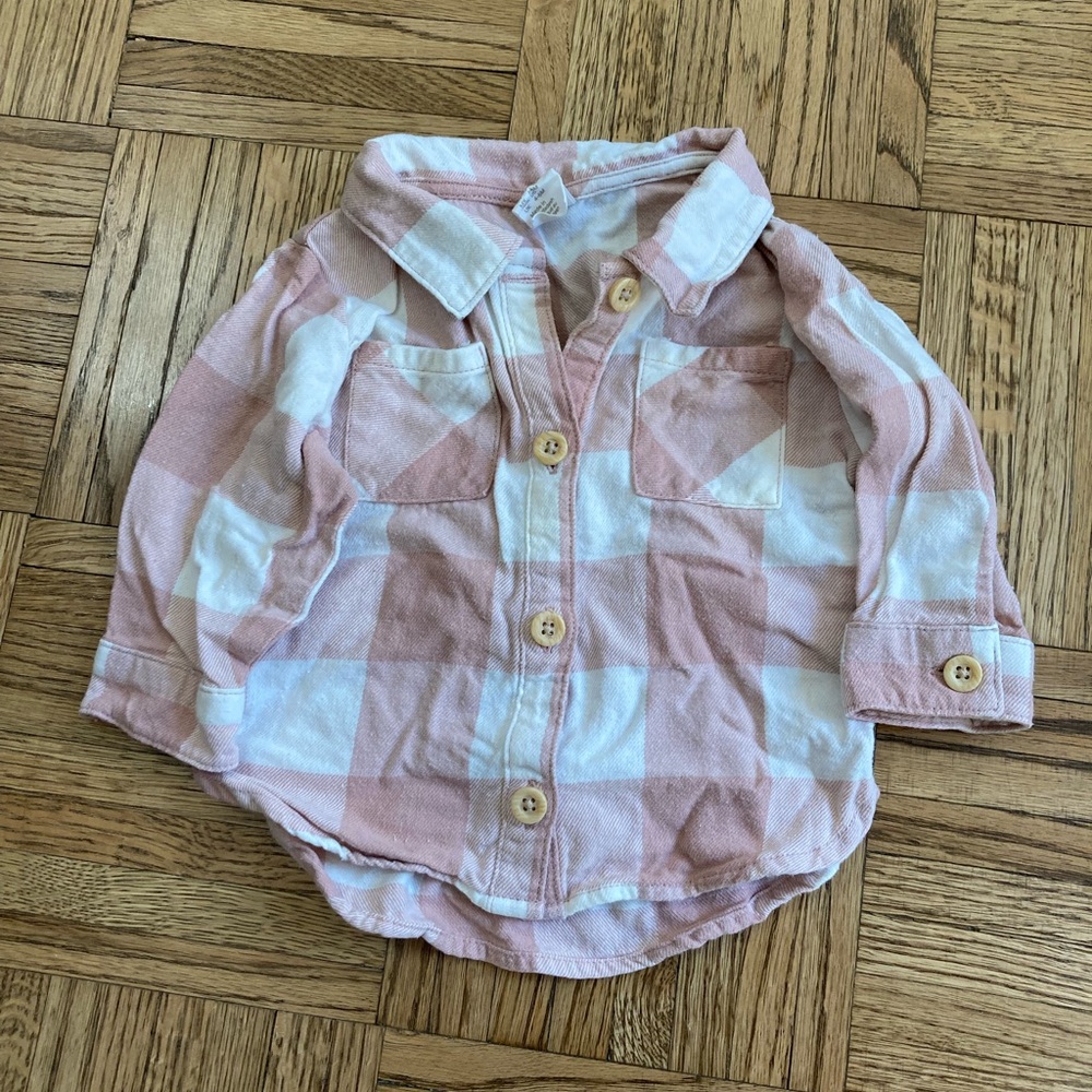 H&M Girls Plaid Shirt
